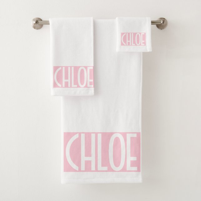 Your | Bold White Text on Light Pink (En situation)