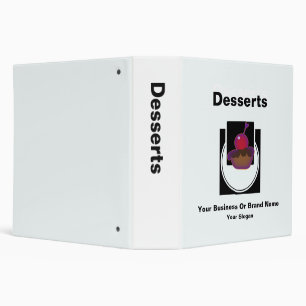 Your Brand Name Desserts Binder
