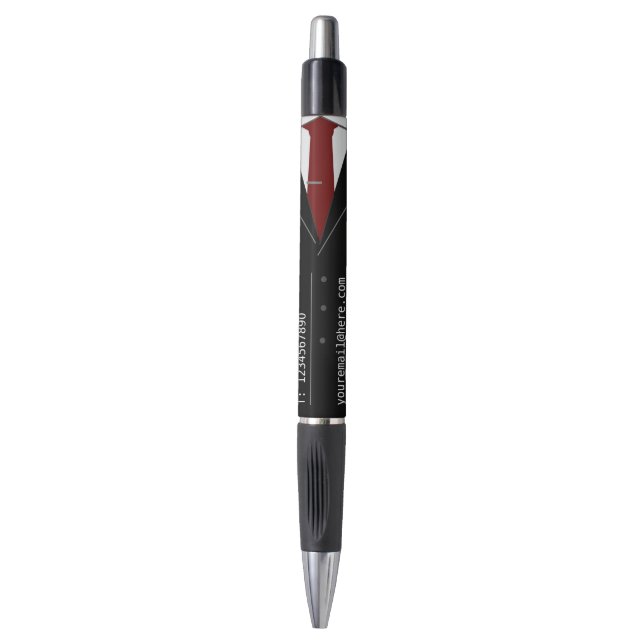 Your Branded Promotional Business Pen Example (Front Vertical)