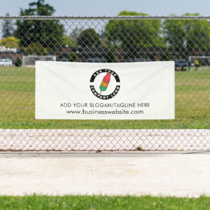 Your Busines Logo and Company Website Address Banner