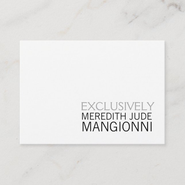 Your Business Card (Front)