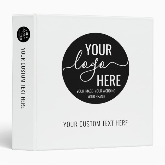 Your Business Company Logo Professional Office Binder (Front/Spine)