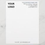 Your Business Company Office Letterhead with Logo<br><div class="desc">Custom Colours and Font - Your Business Office Letterhead with Logo - Add Your Logo - Image / Business Name - Company / Address - Contact Information / more - Resize and move or remove and add elements / image with Customization tool. Choose colours / font / Size !</div>