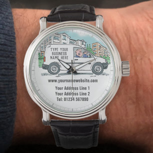 Your Business Details on a Watch