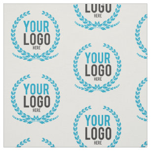 Your Business Logo All Over Patterned Fabric