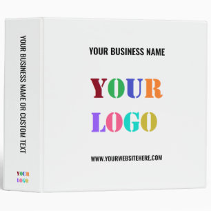 Your Business Logo and Custom Text Binder Template