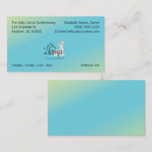 Your Business Logo and Information Soft Pastel Business Card