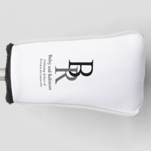 Your Business Logo and Tag Line Promotional Event Golf Head Cover