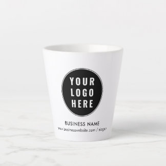 Your Business Logo and Website Company Promotional Latte Mug