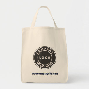Your Business Logo and Website Company Swag Tote Bag