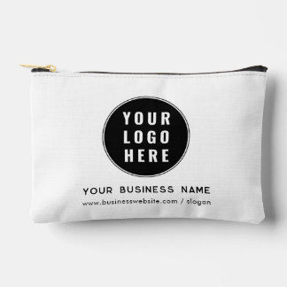 Your Business Logo and Website Custom Company Accessory Pouch