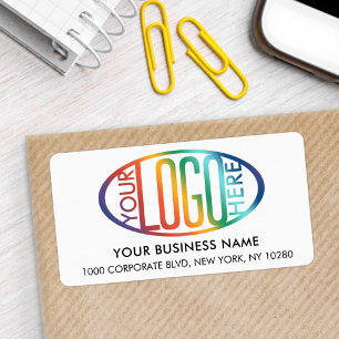 Your Business Logo Basic White Return Address Label