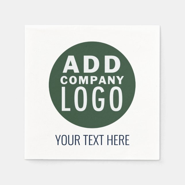 Your Business Logo Branded Paper Napkin (Front)