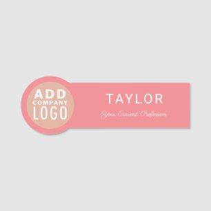 Your Business Logo Corporate Employee Magnetic Name Tag