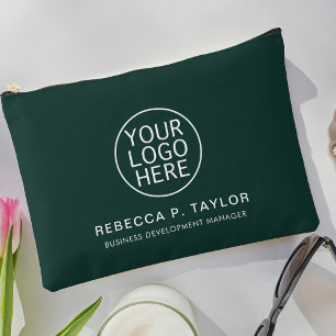 Your Business Logo Corporate Employees Custom Accessory Pouch