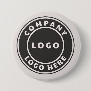Your Business Logo Corporate Employees Events 3 Inch Round Button