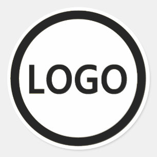 Your Business Logo Custom Employee Classic Round Sticker