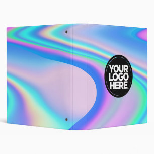 Your Business Logo Custom Holographic Binder