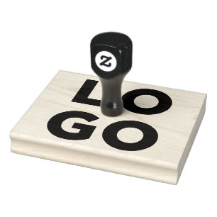 Your Business Logo Custom Large Rubber Stamp