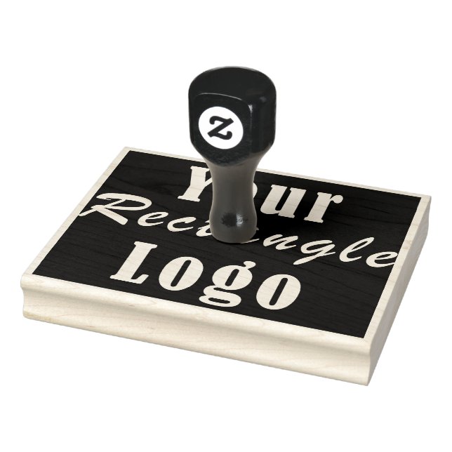 Your Business Logo Custom Large Rubber Stamp (Stamp)