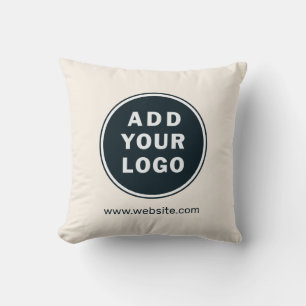 Your Business Logo Custom Minimalist Throw Pillow