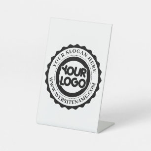 Your Business Logo Custom Pedestal Sign