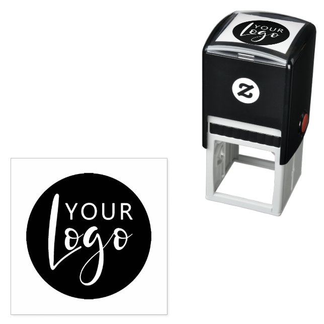 Your Business Logo Custom Promotional Marketing Self-inking Stamp (In Situ)