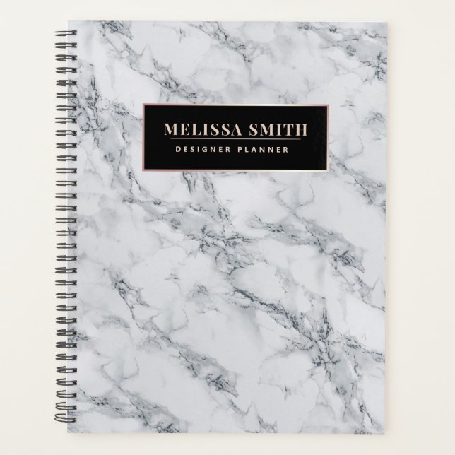 Your business logo custom scandinavian planner (Front)