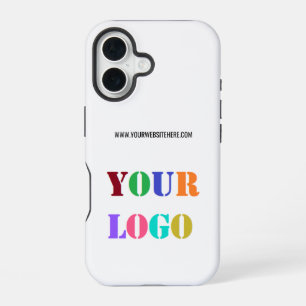 Your Business Logo Custom Text Branded iPhone Case