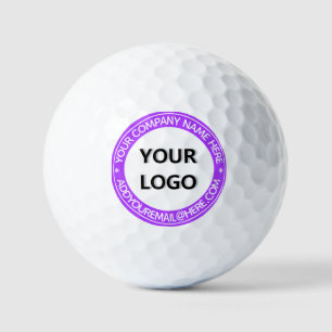Your Business Logo Custom Text Stamps Golf Balls