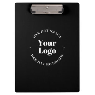 Your Business Logo & Customizable Text Template  Clipboard