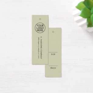 Your Business Logo Elegant Clothing Price Tag