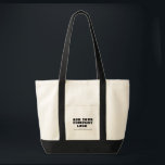 Your Business Logo Employees Matching Swag Tote Bag<br><div class="desc">Add your brand logo and website url that's perfect to passively advertise your new or established business. Perfect for trade shows or showroom attendees and receptionists during a corporate event. Available in other handle colours. No minimum order quantity and no setup fee required. Order as many or as fewer as...</div>