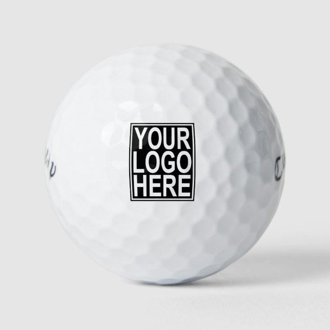 Your Business Logo Here Or Image Custom Golf Balls (Front)