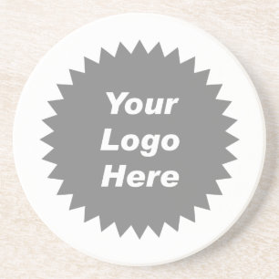 Your business logo here promo coaster