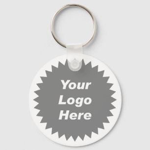 Your business logo here promo keychain