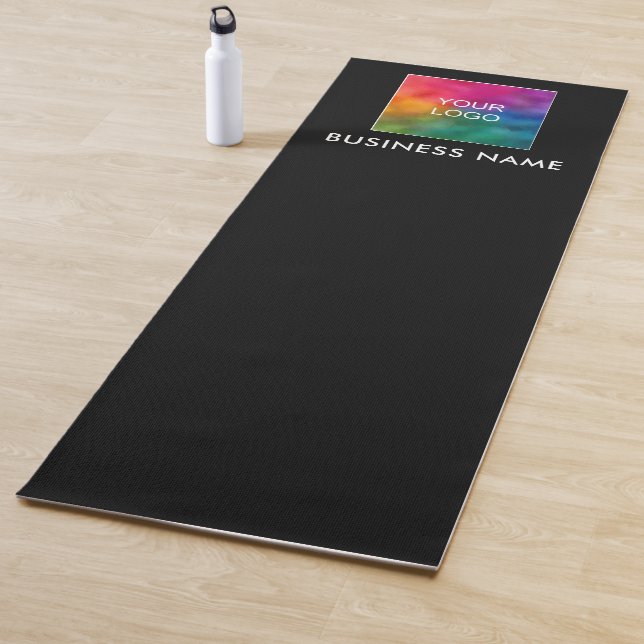 Your Business Logo Here Yoga Fitness Mats Template (In Situ)