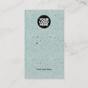 Your Business Logo Kraft Earring Display Card
