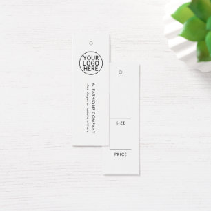 Your Business Logo Minimalist Clothing Price Tag