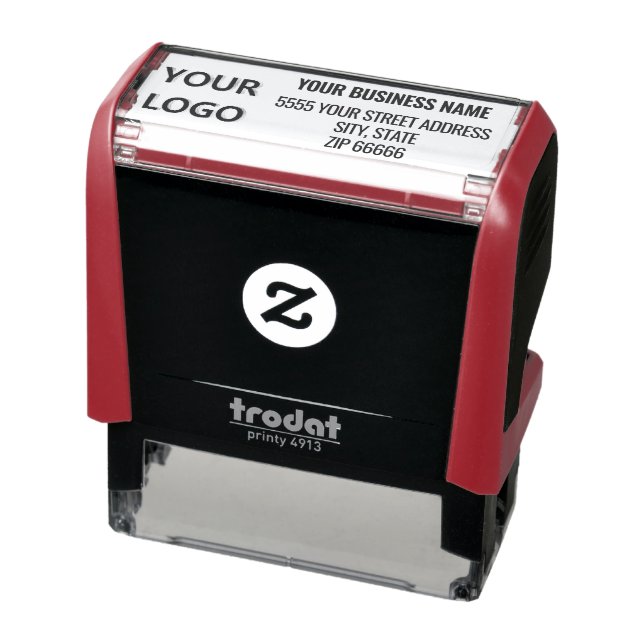 Your  Business Logo Name Address Stamp (Product)