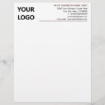 Your Business Logo Name Info Company Letterhead<br><div class="desc">Choose Colours and Fonts - Personalized Your Business Letterhead with Logo - Add Your Logo - Image or QR Code - Photo / Name - Company / Address / Contact Information / More - Resize and move or remove and add elements / image with Customization tool. Choose colours / fonts...</div>