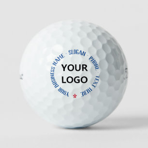 Your Business Logo Name Slogan Text Personalized Golf Balls