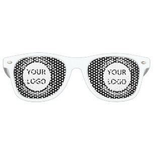 Your Business Logo Name Website Promotional Retro Sunglasses
