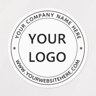 Your Business Logo Name Website Stamp Labels