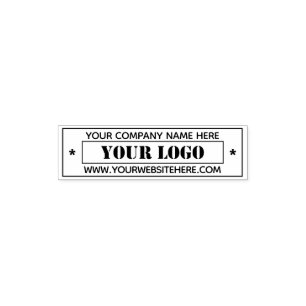 Your Business Logo Name Website Stamp Template