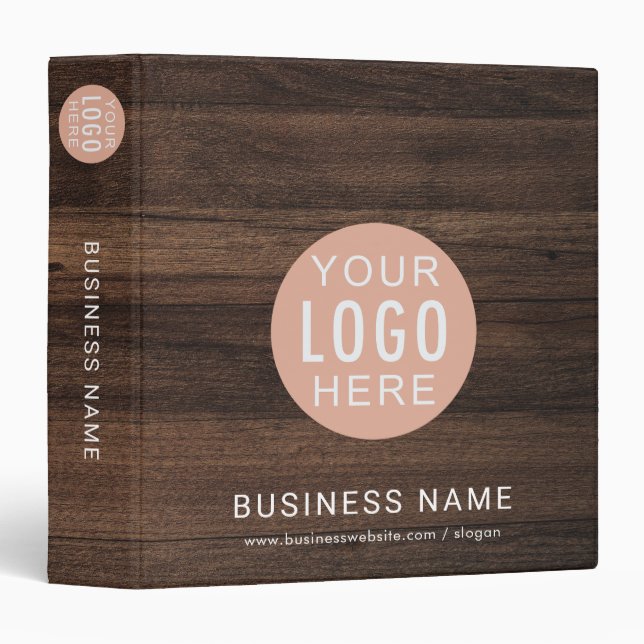 Your Business Logo Office Employees Promotional Binder (Front/Spine)