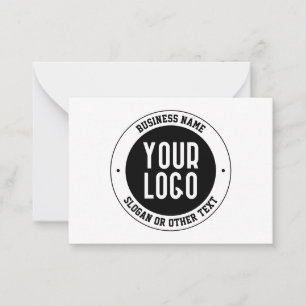 Your Business Logo or Design   Bold Editable Text Card