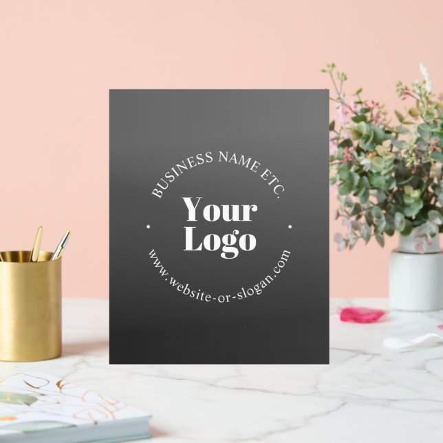 Your Business Logo or Design & Editable Text Acrylic Sign (Wedding)