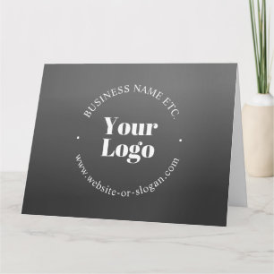 Your Business Logo or Design & Editable Text Card