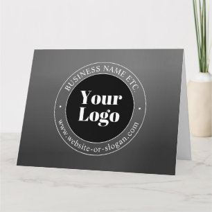 Your Business Logo or Design & Editable Text Card